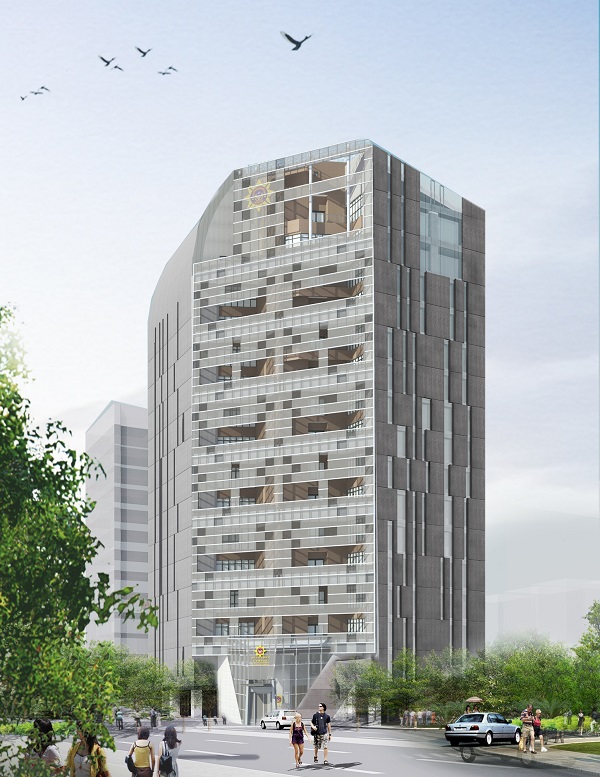 辦公大樓外觀模擬圖