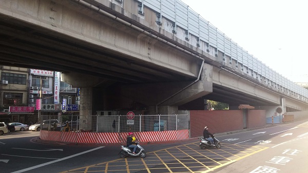 重陽橋引道耐震補強工地現況照片
