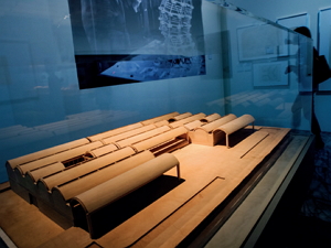 美国德州沃斯堡金贝尔美术馆建筑模型。