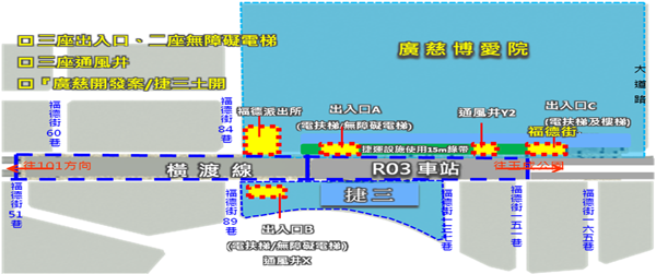 R03車站平面位置圖