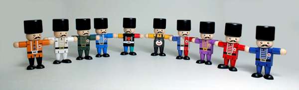 Limited edition Nutcracker soldier dolls