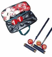 3. Gateball's basic equipment: sticks and balls
