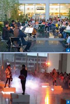 4.Each Saturday night exquisite musical shows of all talents and styles are put on in the below-ground central courtyard, gratis to all. 5.The Taipei Fine Arts Museum and Shih Chien University’s school of clothing design put on the Magic Clothing Arts runway show.