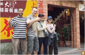 5. Foreign expats and travelers are a frequent sight at Maokong, admiring the sights and the brews.