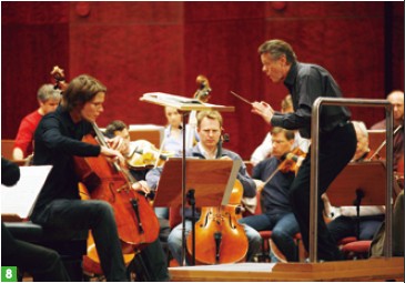 Conductor Mariss Jansons leads the Bavarian Radio Symphony Orchestra.
