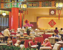 2. The Grand Garden Western Dining Room on the first floor serves up a tremendous buffet.