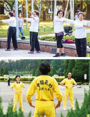 Morning exercise/Qigong practice