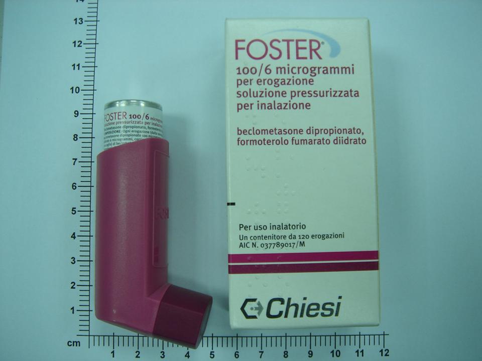 藥品名稱：Foster 肺舒坦定量吸入劑
