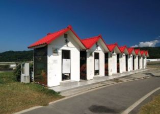 New Design-modern Public Toilets in the Riverside Park