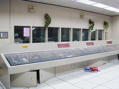 中央控制室電力控制盤