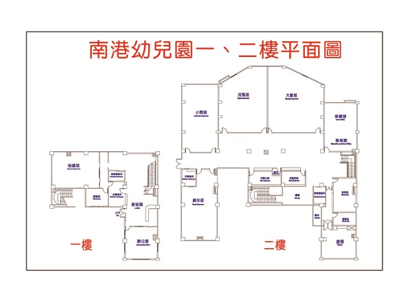南港幼兒園平面圖