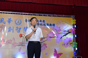 臺北市政府教育局湯志民局長致詞恭喜各得獎學校