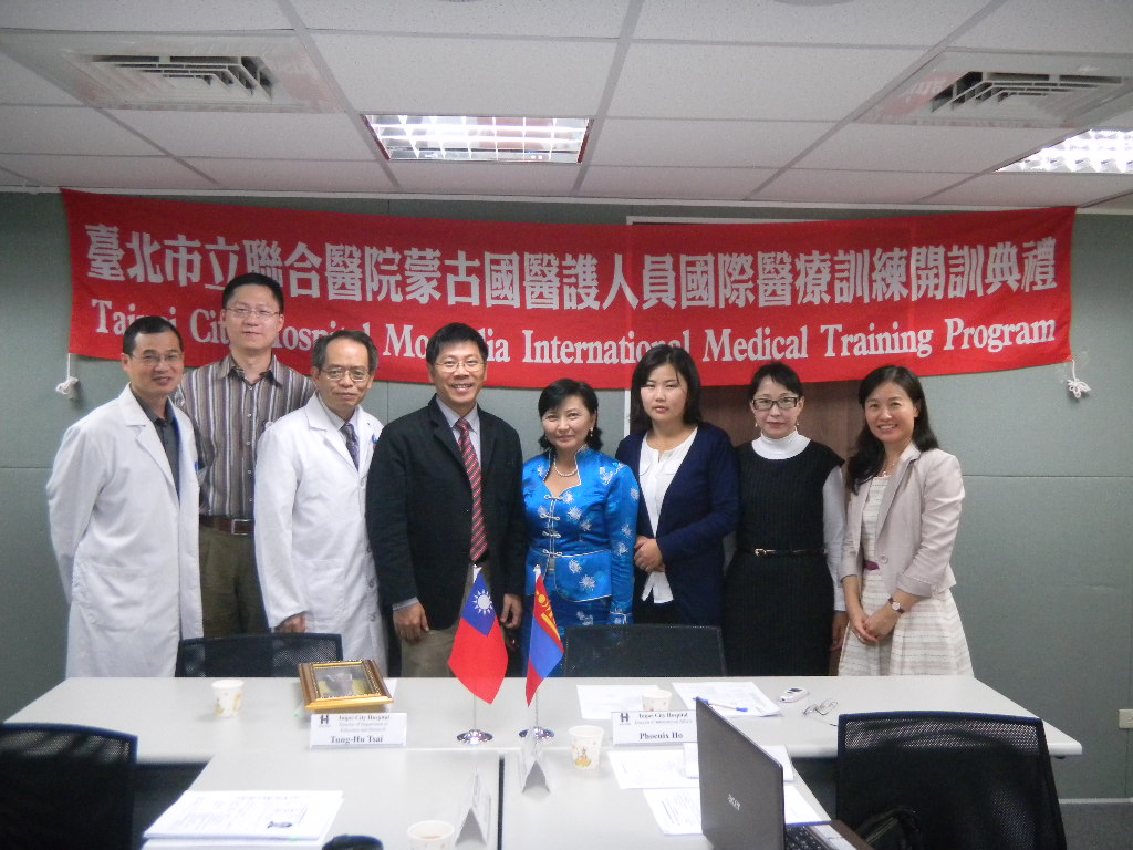The orientation for the third group of Mongolian doctors.