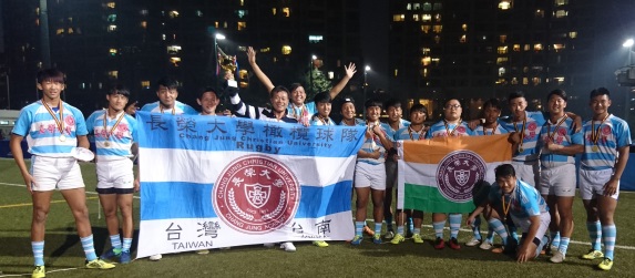 長榮大學橄欖隊連續五年(2013~2017)獲得亞洲大學橄欖球邀請賽冠軍5