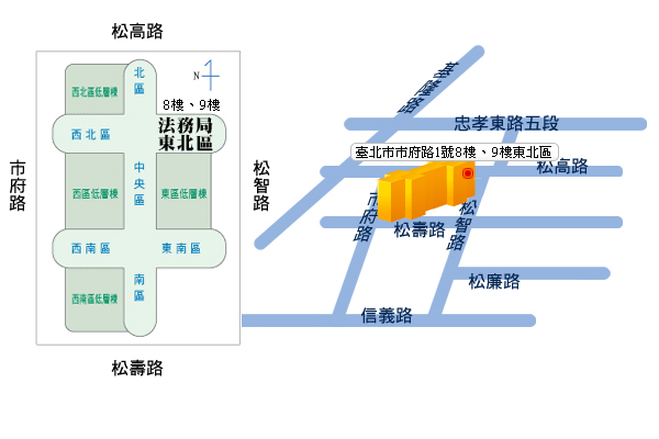 交通位置地圖