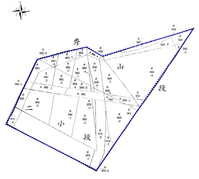開新視窗-北投區第七期重劃前地籍圖