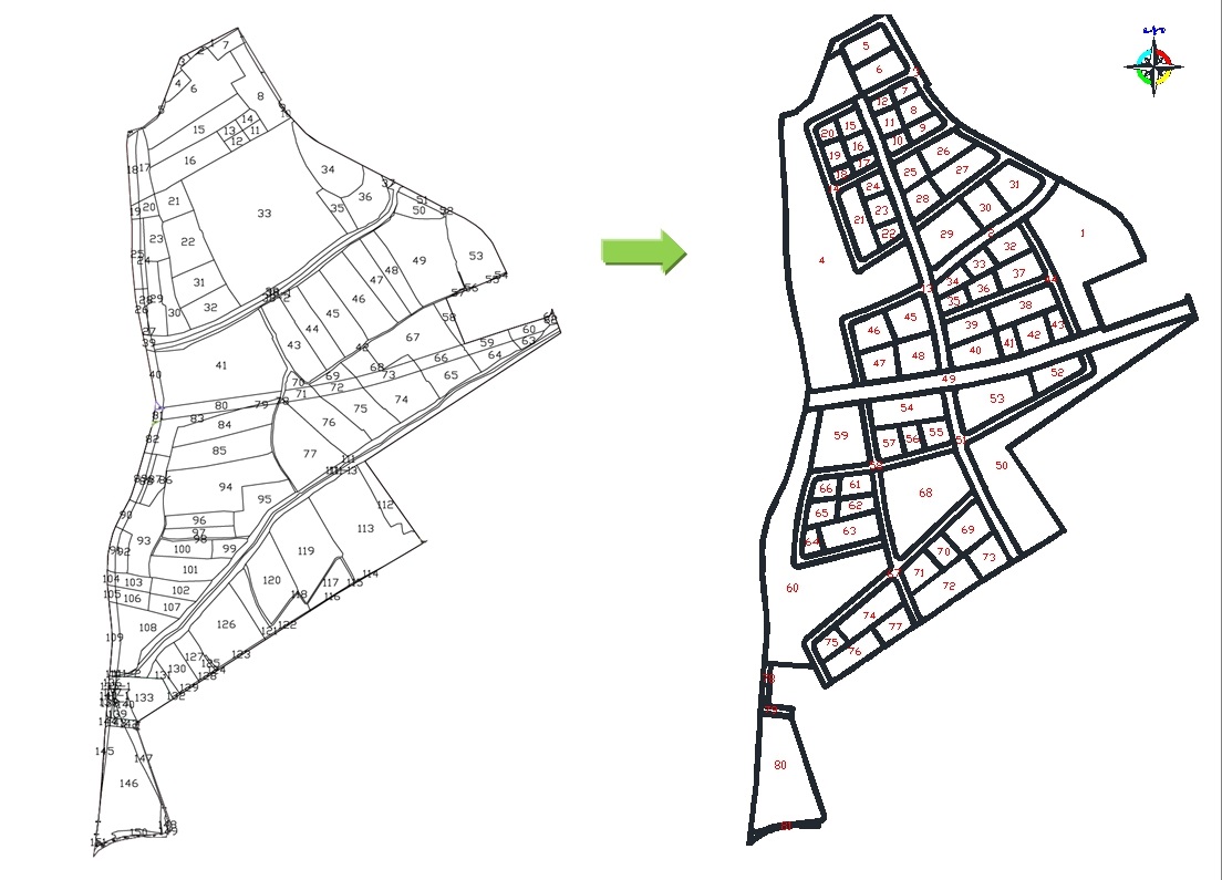 奇岩新社區區段徵收範圍航測影像圖