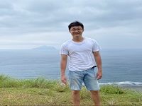 陳宜農在海邊