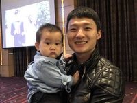 隊員 曾奕勳親子照