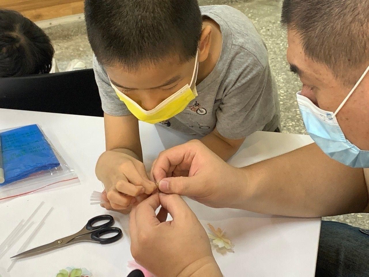 Indonesia 2 - Parents and children making Indonesian flower art together.jpg