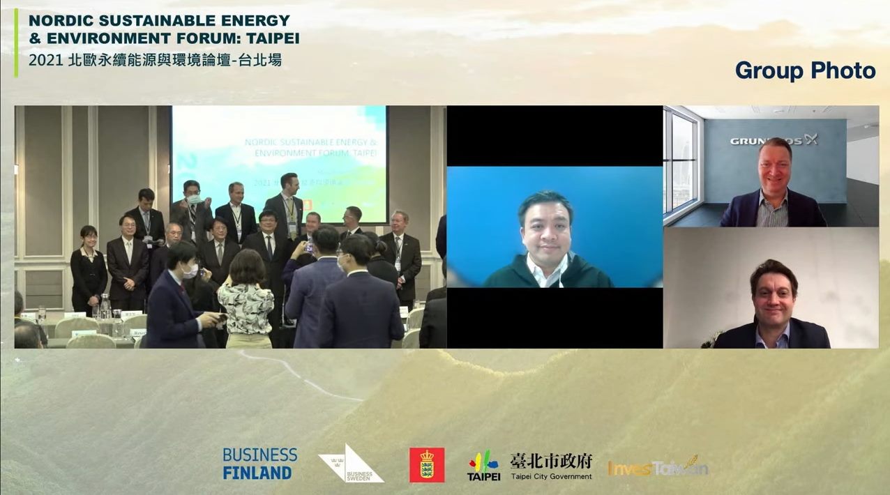 Group photo taken in the Nordic Sustainable Energy & Environment Forum