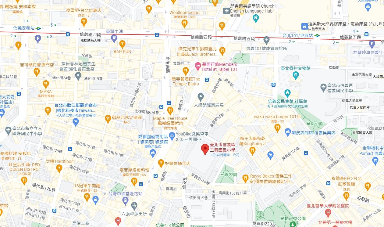 三興國小地圖