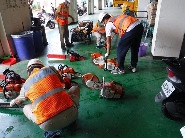 救災機具清點、保養