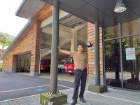 朱家榮在陽明山分隊前