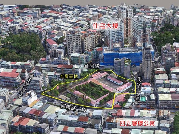 萬隆東營區基地位置與周邊環境