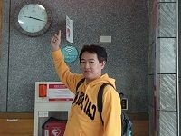 洪振欣與時鐘