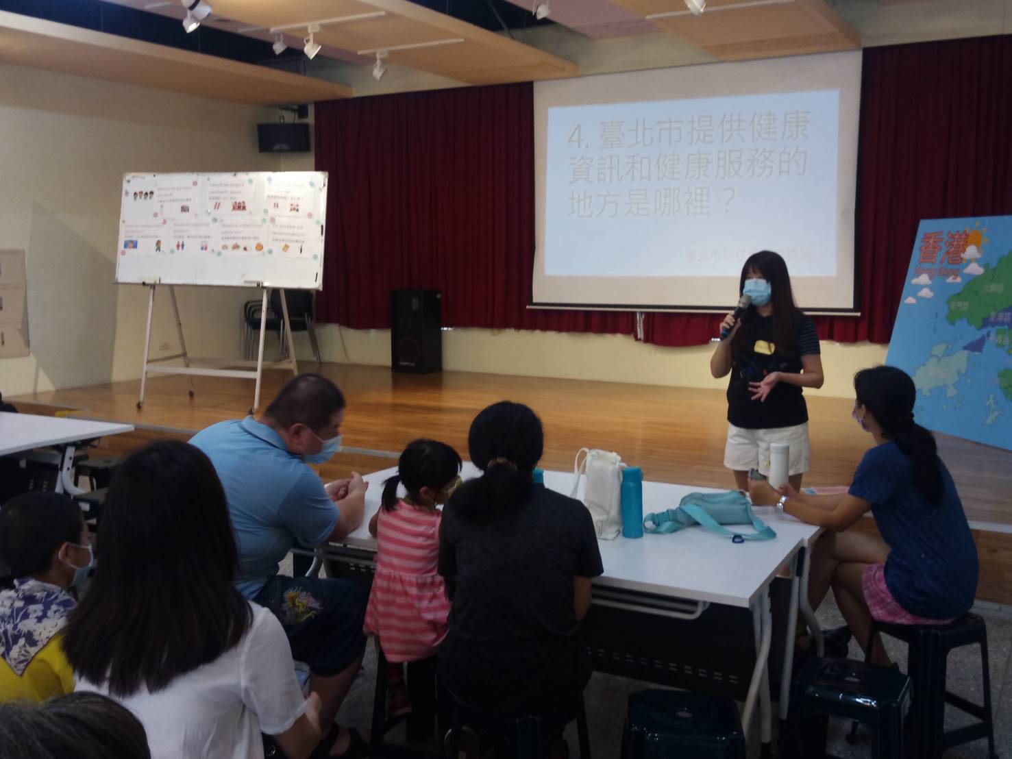 Hong Kong 2 - Ms. Li Pei-shan talking about programs for new immigrants.jpg