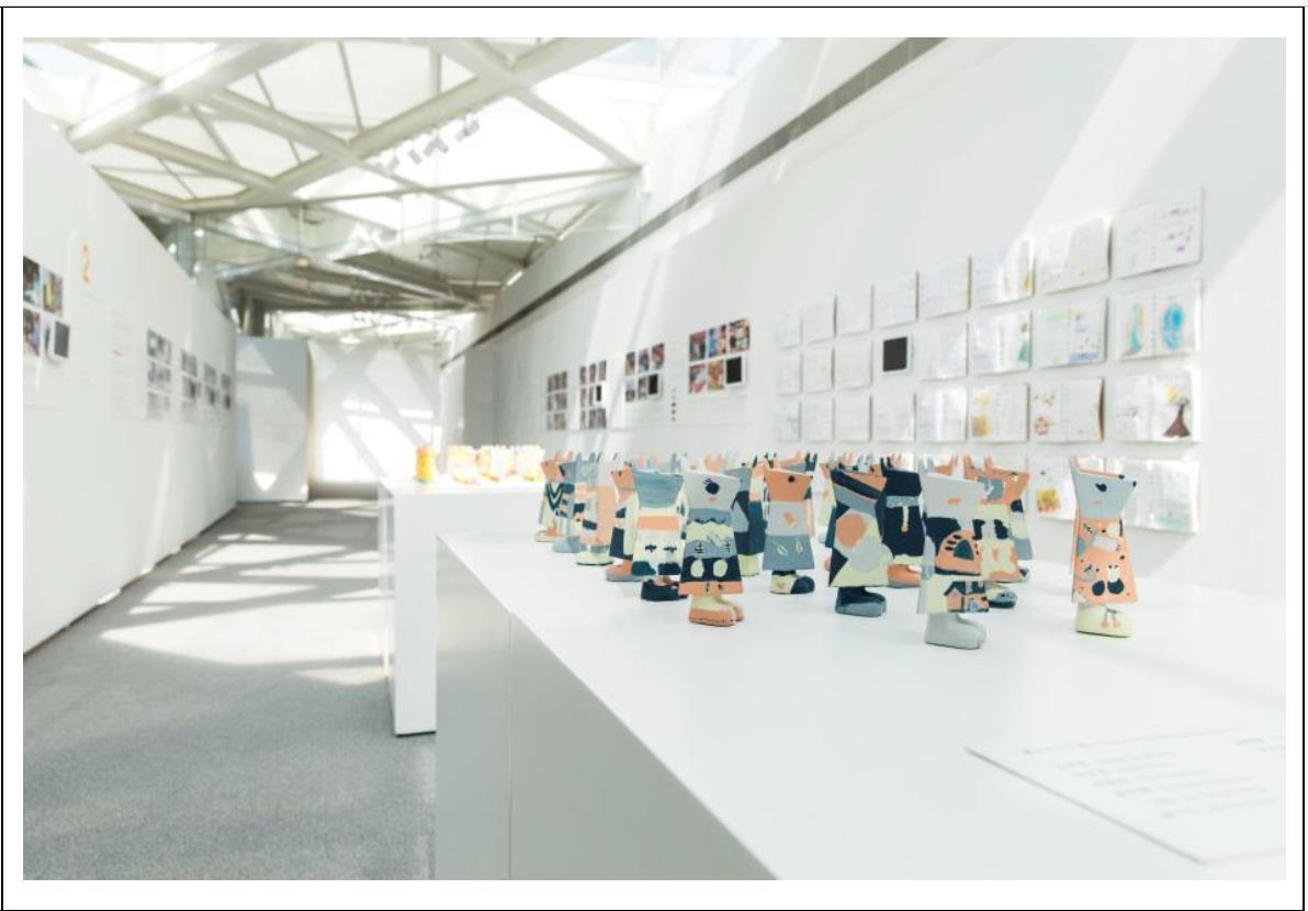 The south gallery of the Taipei Fine Arts Museum has a section dedicated to “Urban Modernology  - Colors of Taipei”.