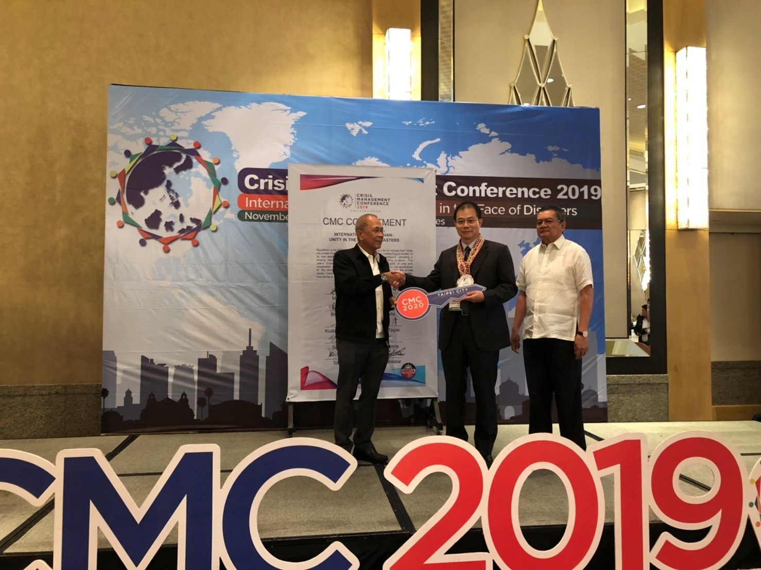 Image 1: Taipei City received the hosting rights for the 2020 Crisis Management Conference. (Photo courtesy of the Taipei City Fire Department)