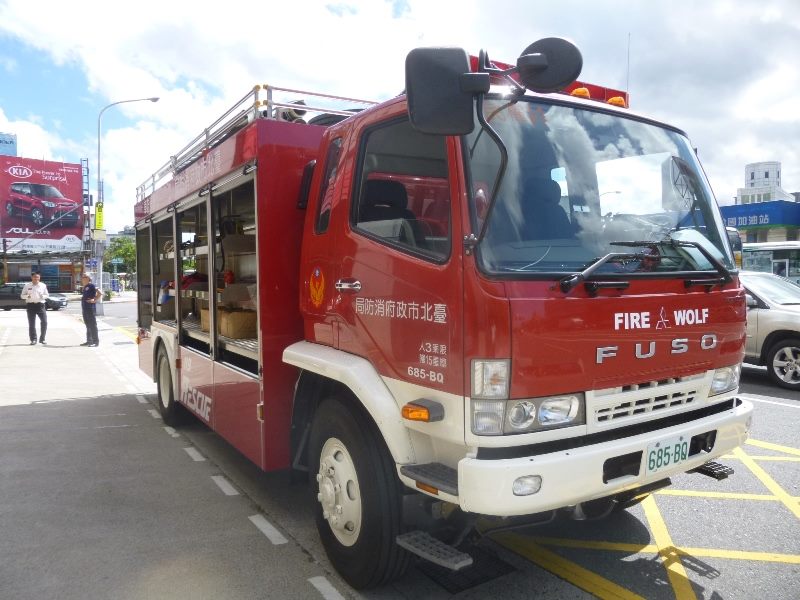 消防車正面