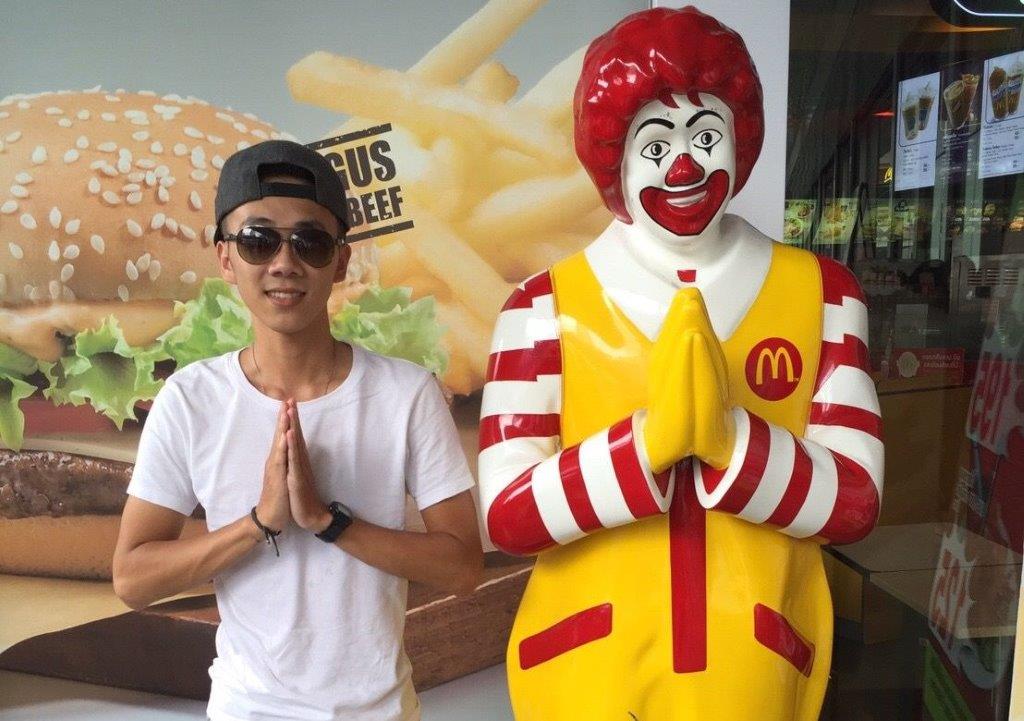 隊員 朱家禾與麥當勞叔叔
