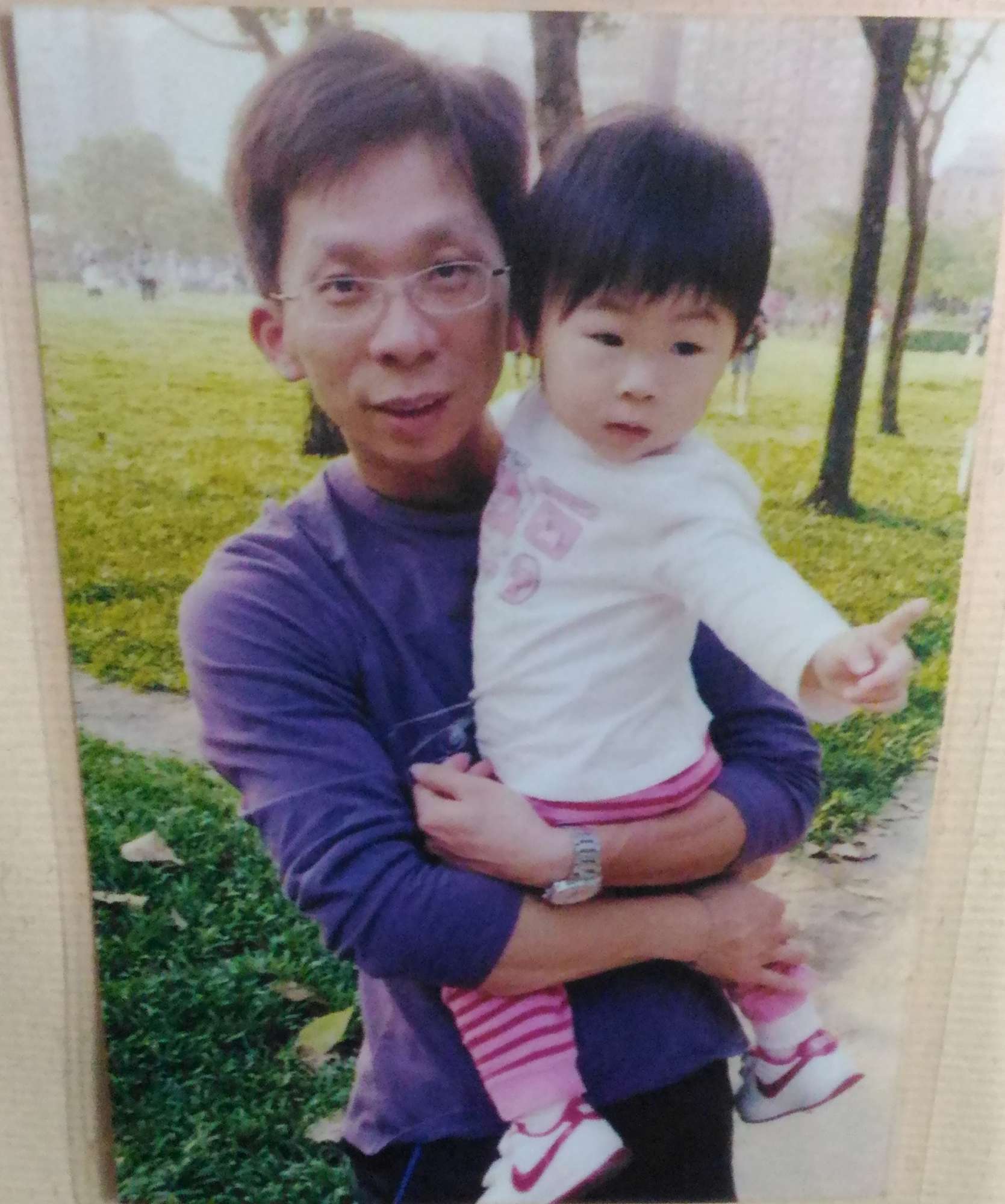隊員 蔡明憲親子照