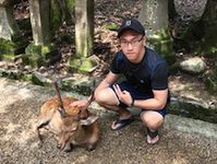 隊員周政霖與麋鹿
