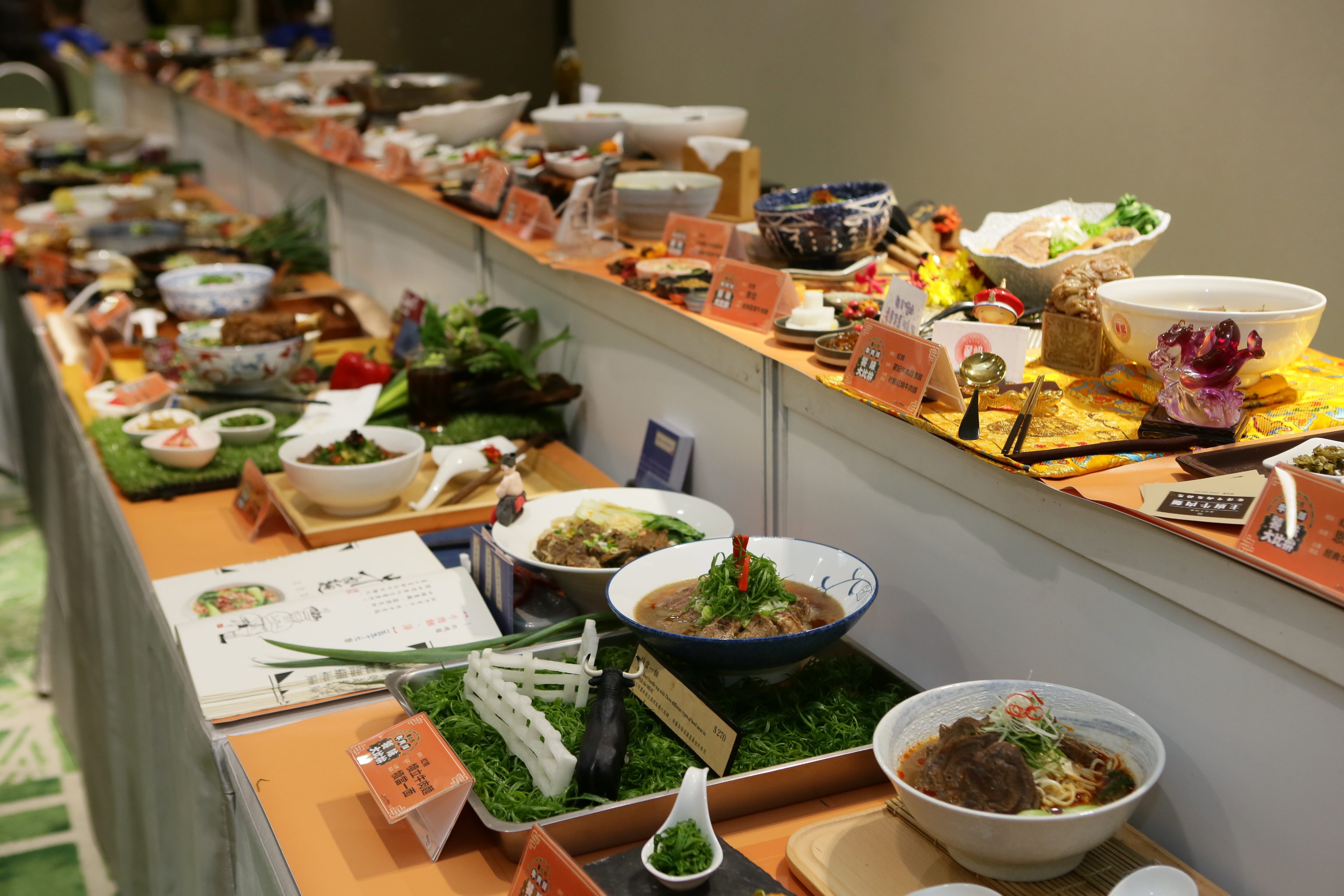 A selection of the beef noodles competing in this year’s event