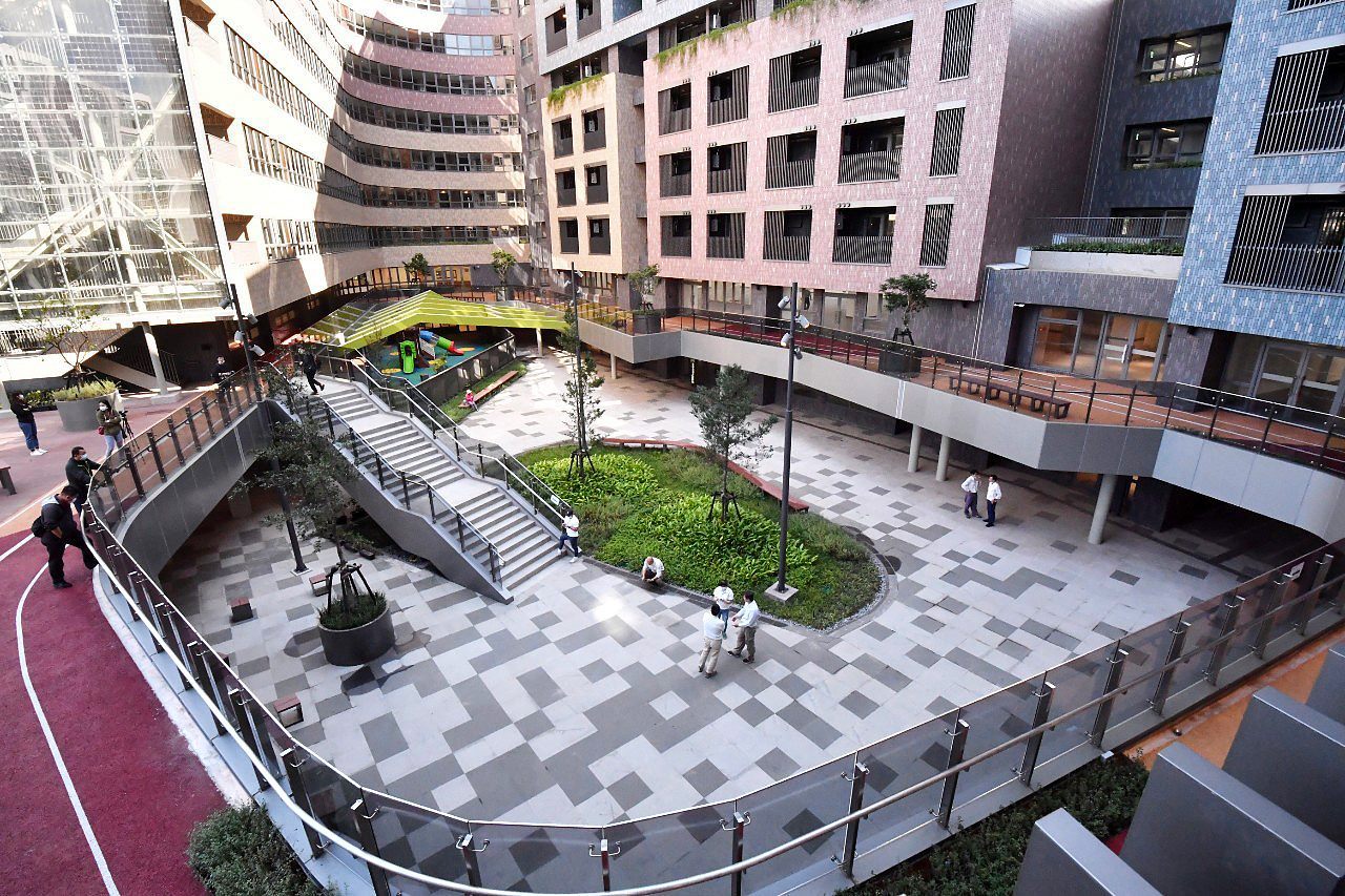The newly-completed Minglun Social Housing in Datong District