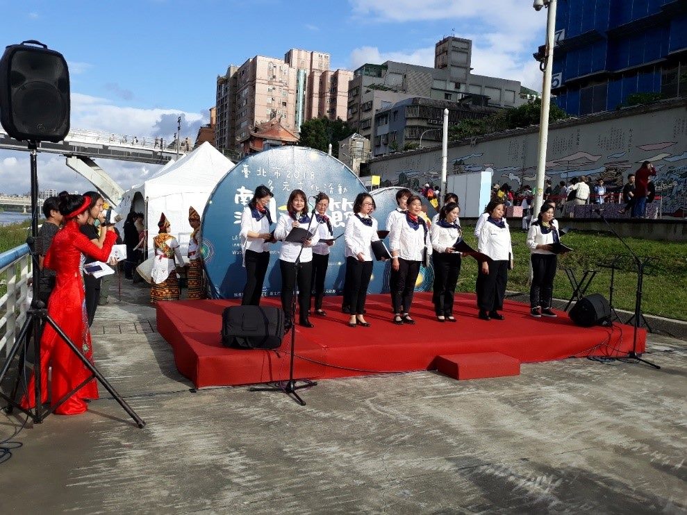 Grup Paduan Suara Xinyi di salah satu Festival Budaya 2018