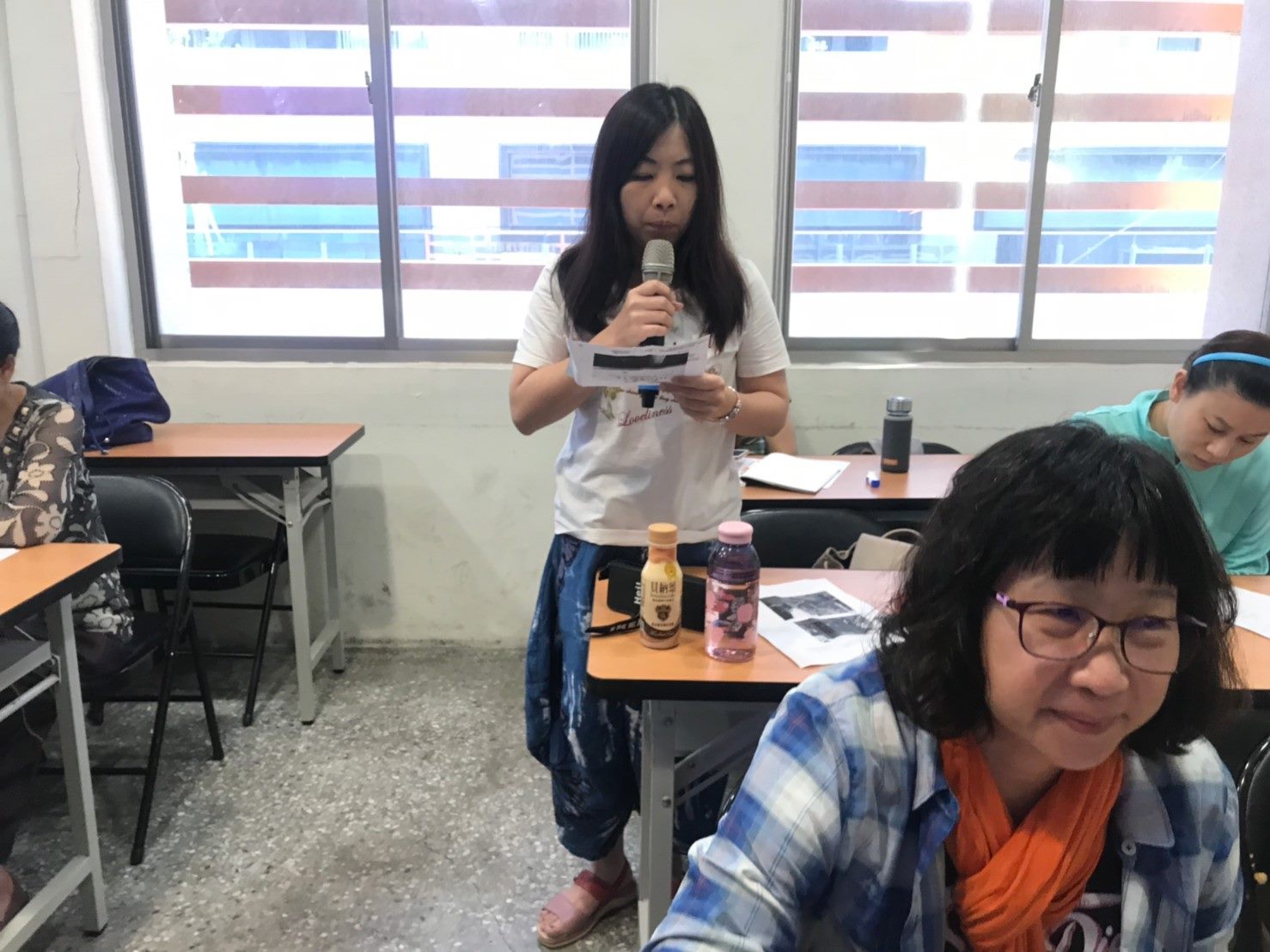 放送の練習