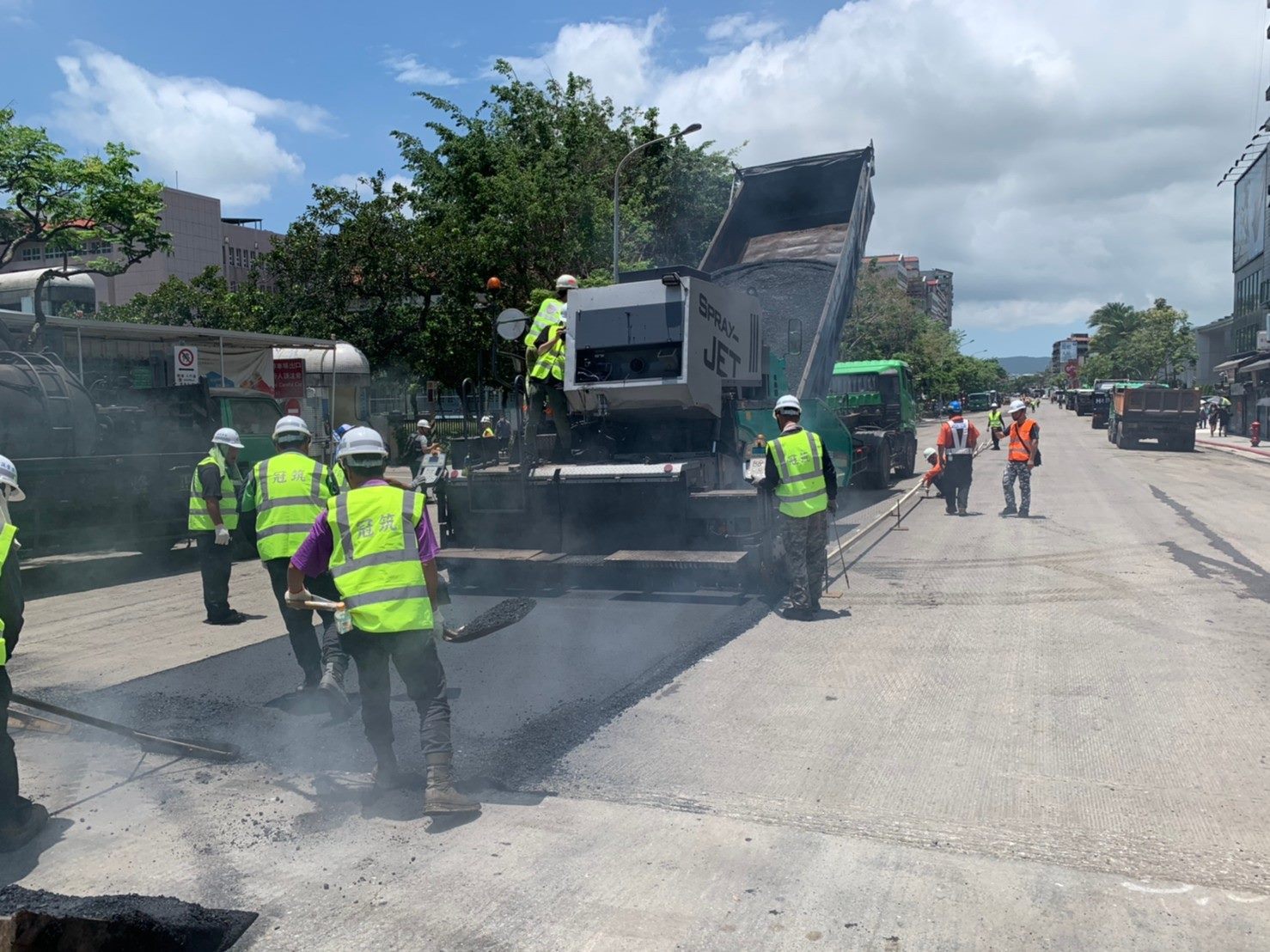 NCO Utilizes Spray Paver to Facilitate Pavement Jobs