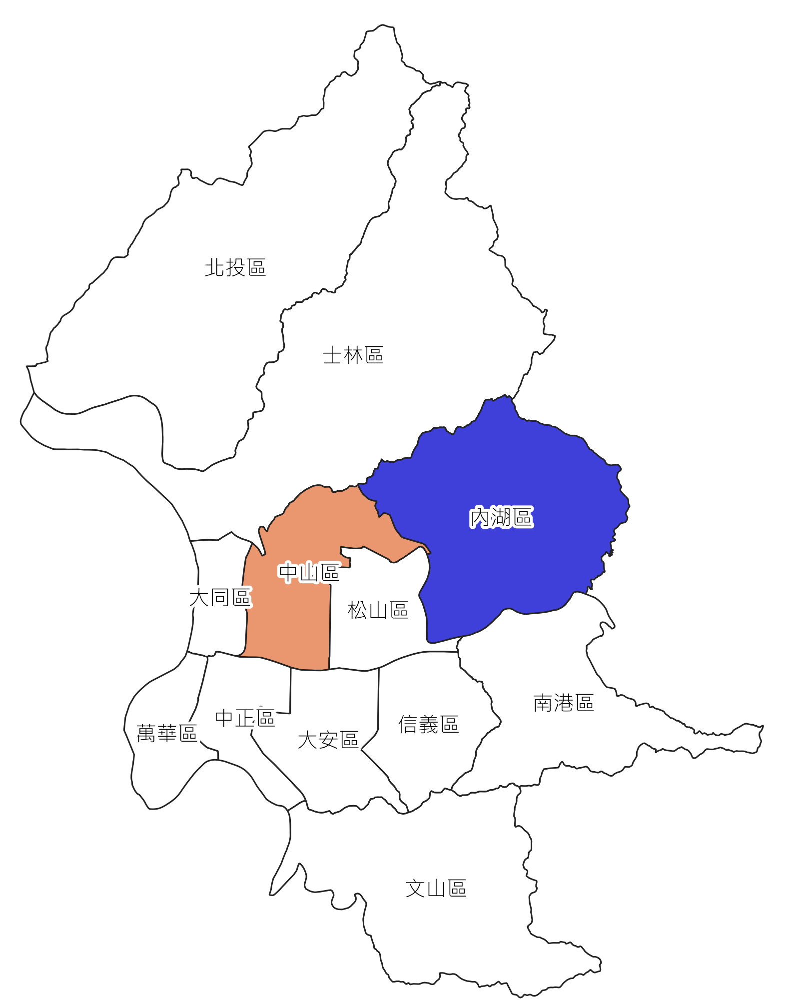 本所轄區圖