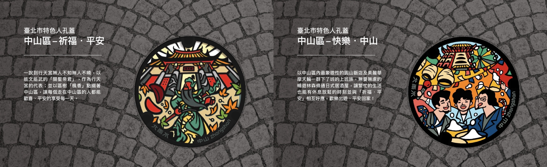 中山區特色人孔蓋