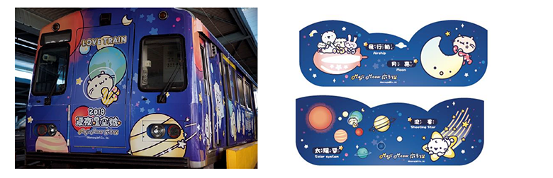 108年度 「夏夜星空號」親子彩繪列車及貼圖