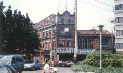 Ancient buildings from the bustling Shilin District in 1990s