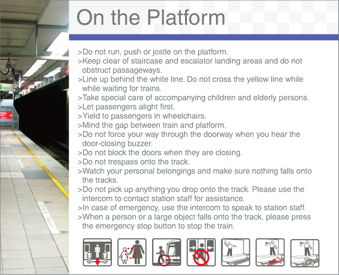 Safety Guide - On the Platform