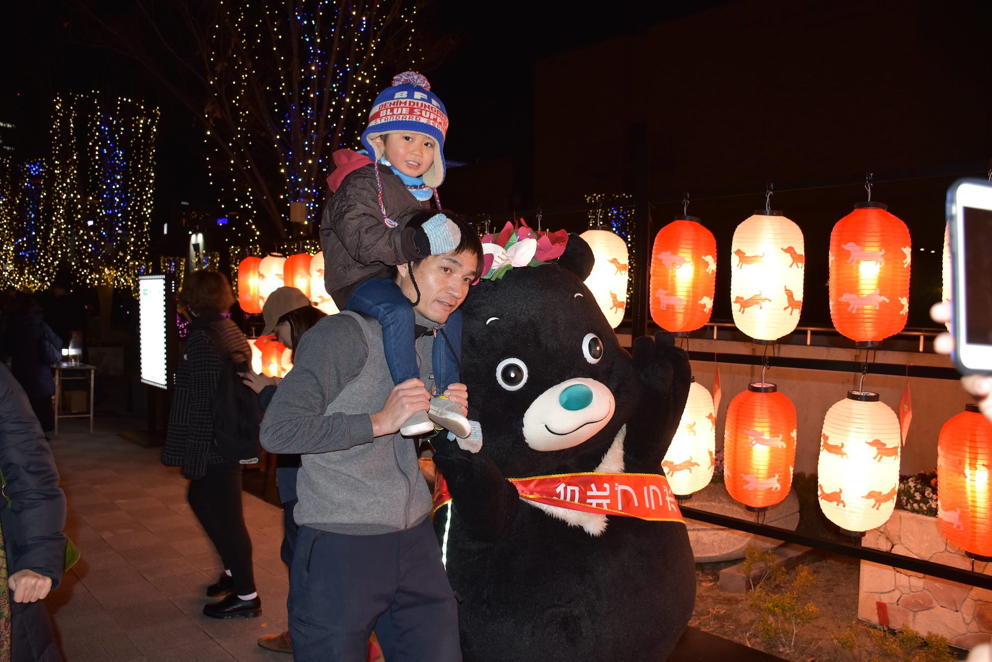 熊讚發揮最讚親和力，擄獲日本大小朋友的心