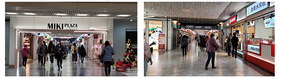 East Metro Mall (Zhongxiao Fuxing Station-Wellcome Square, Longmen Square)