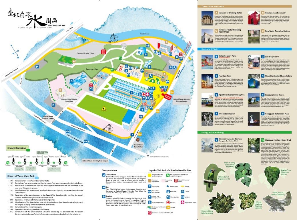 map of guides to park